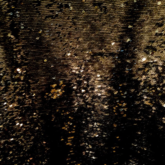 Rachel Zoe sequined black evening gown. - Picture 4 of 5